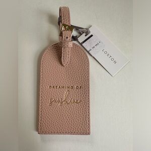 Katie Loxton NWT Luggage Tag “Dreaming of Shine”